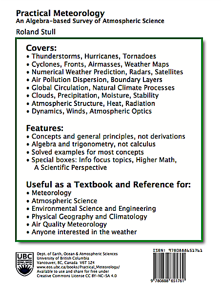 Practical Meteorology - back cover thumbnail