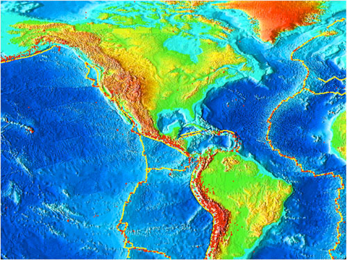 Seismicity and mountains