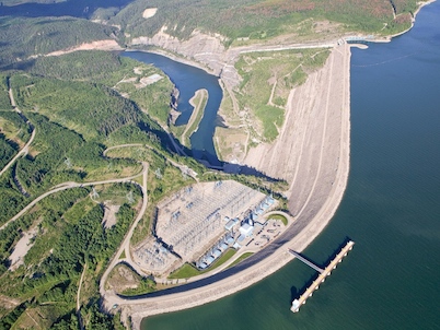 bennett dam in BC