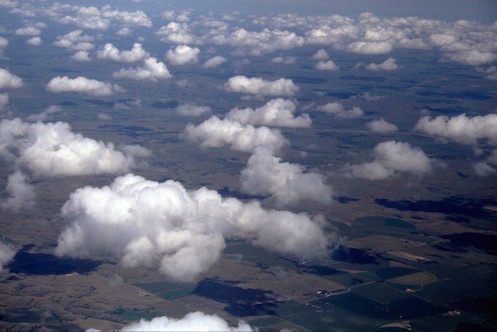 Cumulus humilis. Photo copyright by Roland Stull.