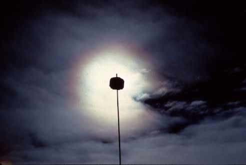 Altostratus Clouds with Corona