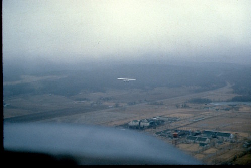 Nimbostratus clouds from aircraft