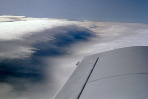 lenticular over a long ridgeline