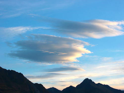 lenticular clouds