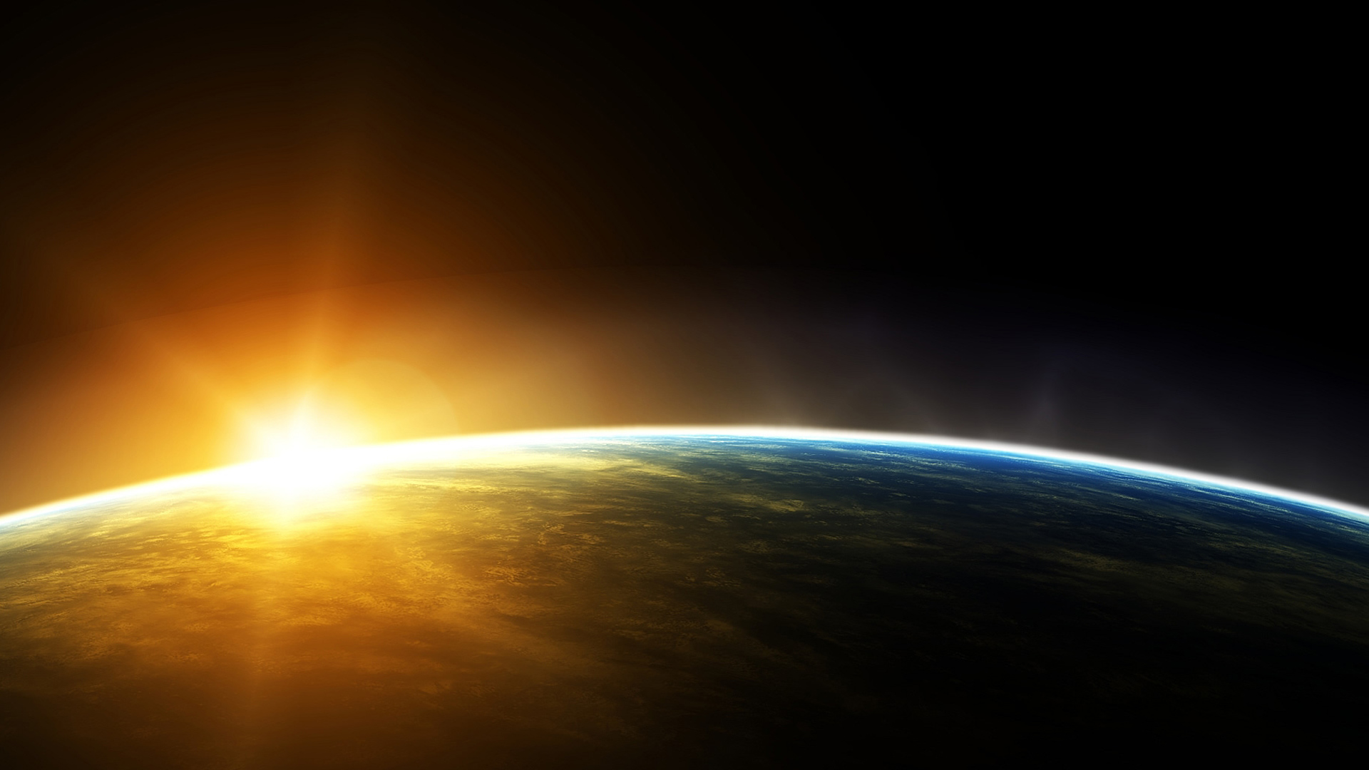 atmosphere at sunrise - NASA