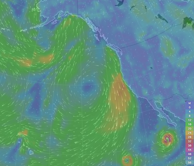 Wind map