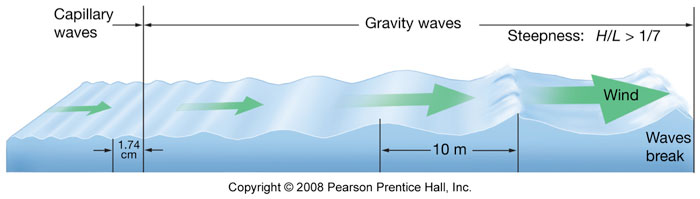 Wind wave types