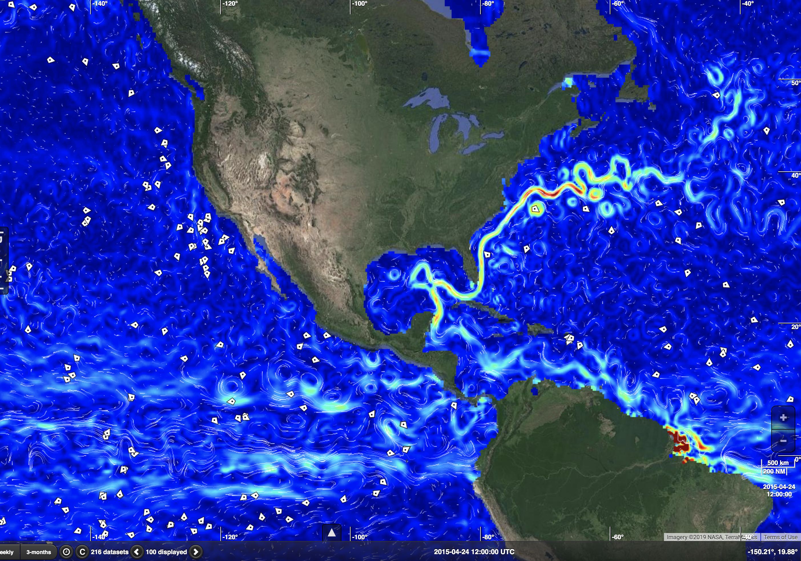 surface current speed