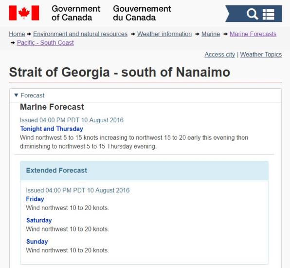 Sog weather forecast