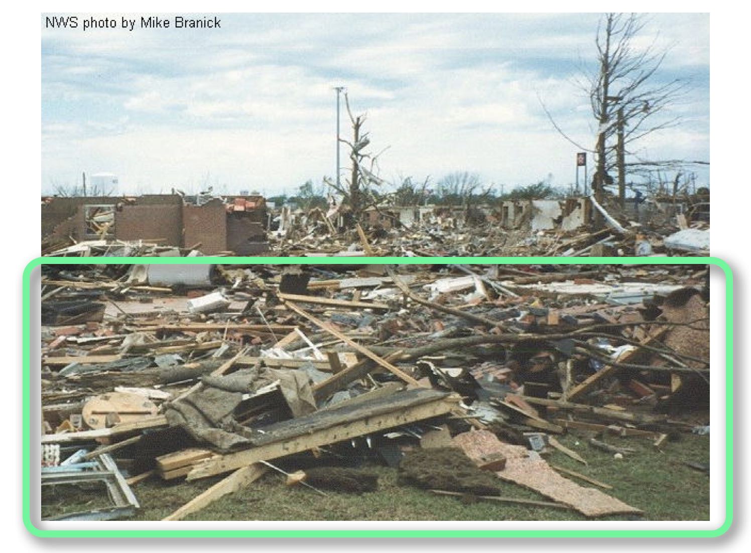 tornado damage