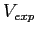 $V_{exp}$