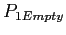 $P_{1Empty}$