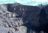Intracanyon flow filling paleovalley in layered pyroclastic rocks, OR.