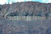 Tiered basalt flow, B.C.