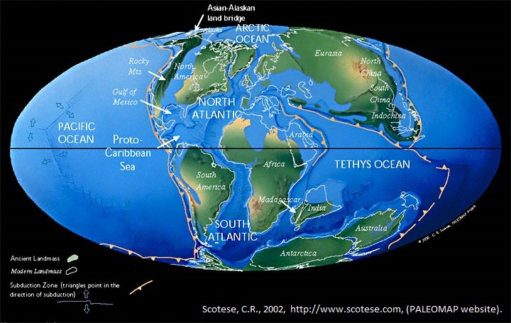 paleo-map paleo map