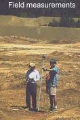 gathering data in the field