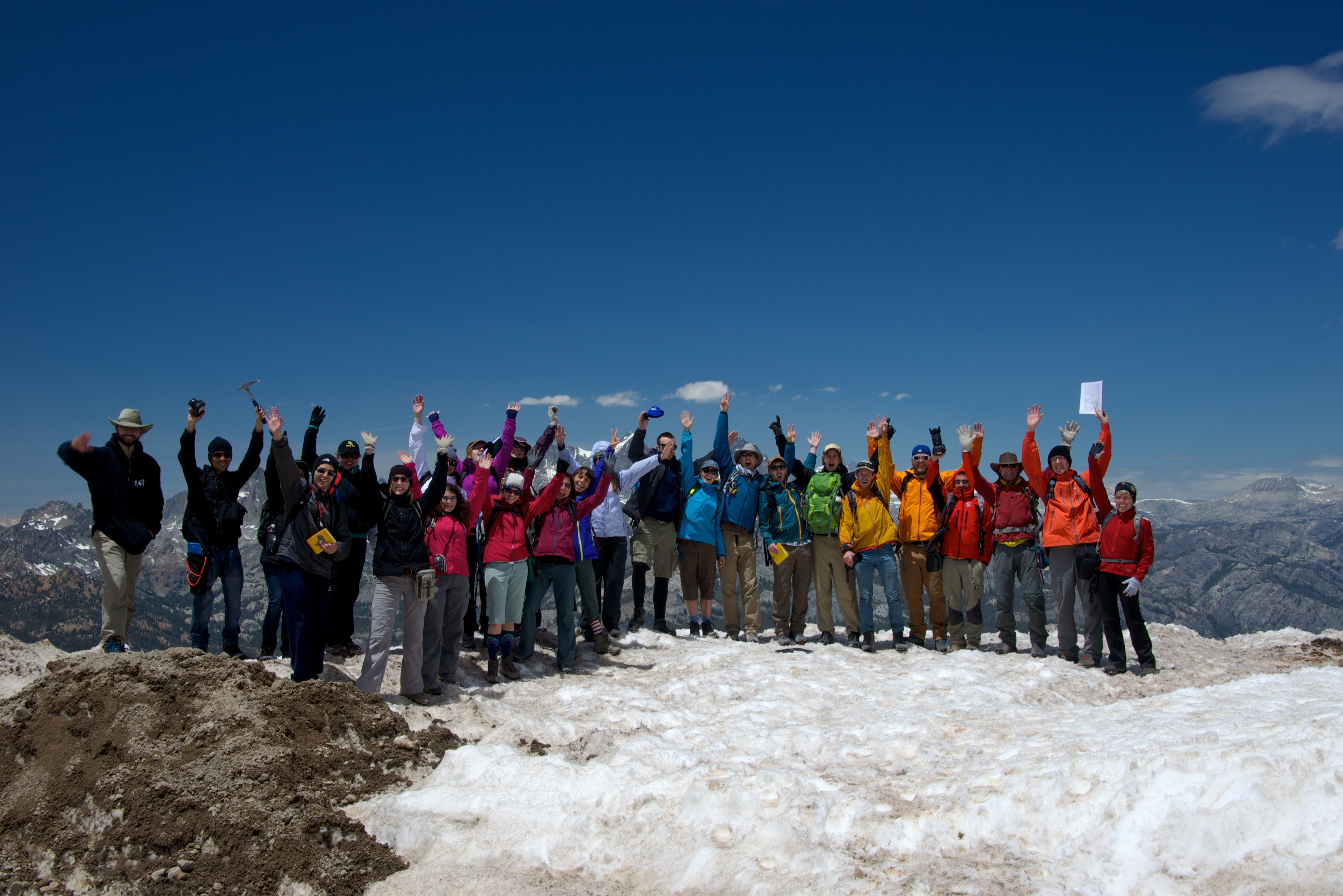 A few EOAS faculty, staff and students