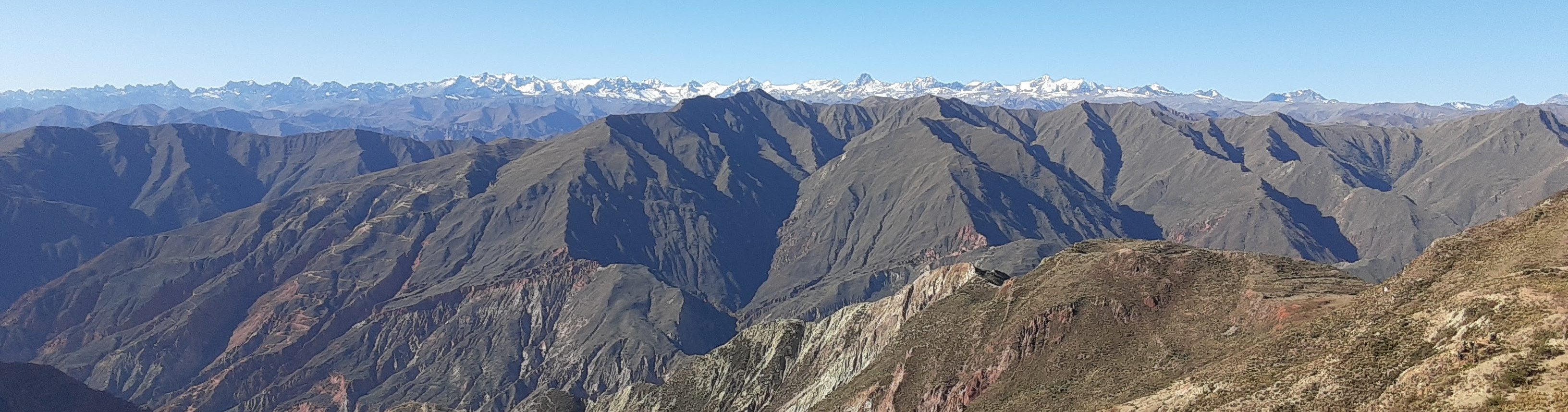 The Eastern Cordillera sub-range of the Bolivian Andes