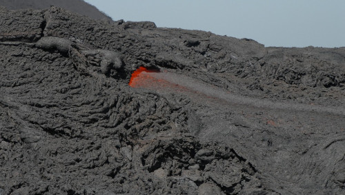 flowing lava