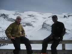 Mark _ Mike at Bow Hut_JPG